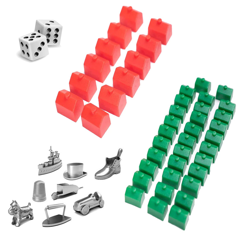 monopoly house pieces